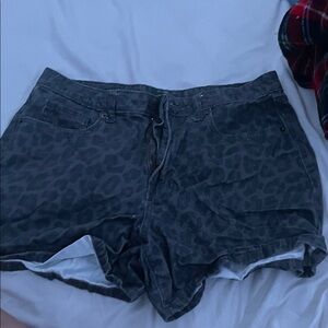 Leopard Print Women's Shorts